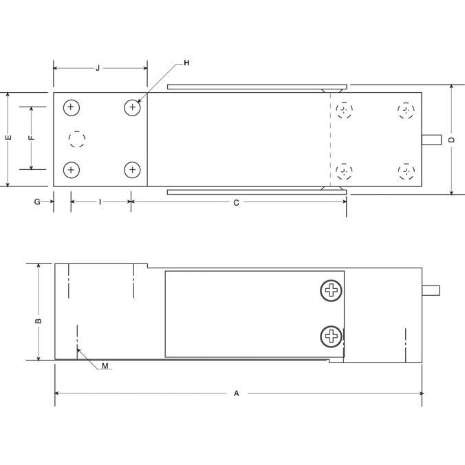 VPG Tedea-Huntleigh 1240 Stainless Steel Single-Point Load Cell