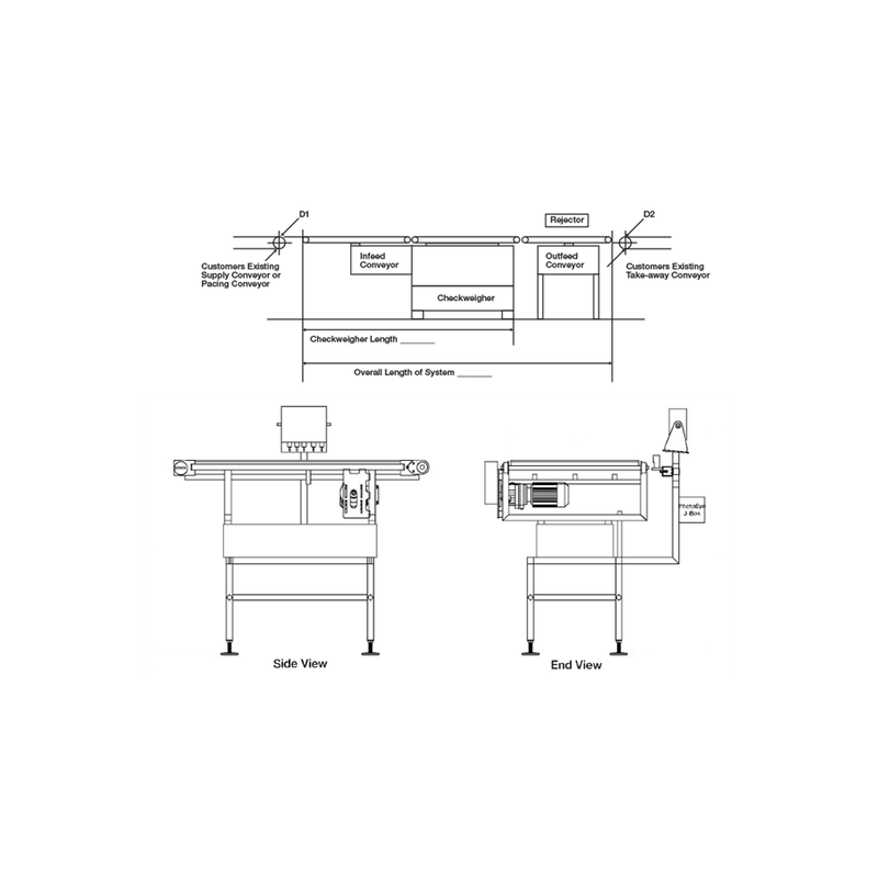 MotoWeigh® IMW In-motion Checkweighers and Conveyor Scales