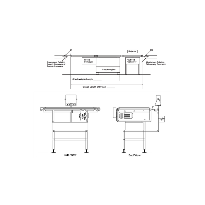 MotoWeigh® IMW In-motion Checkweighers and Conveyor Scales