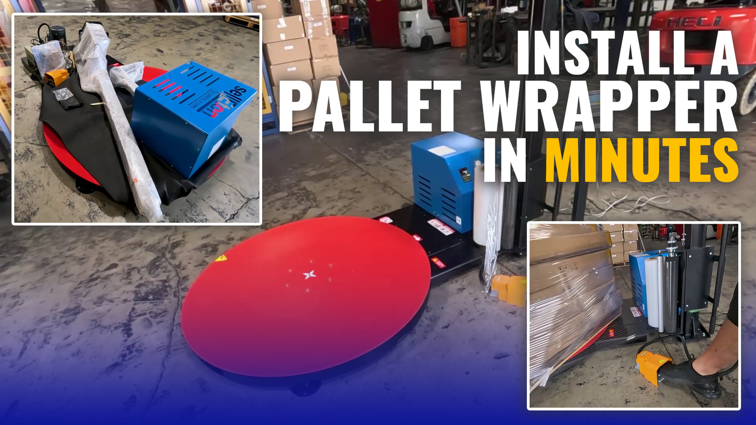 How to Install A Pallet Wrapping Machine | SellEton SL-7100-W60