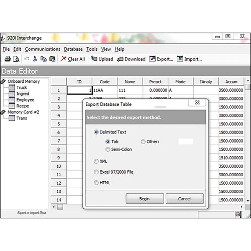 Interchange Database Management Software