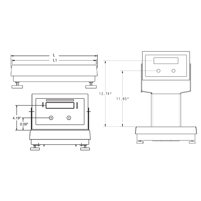 IQ Plus® 2100 Digital Bench Scale