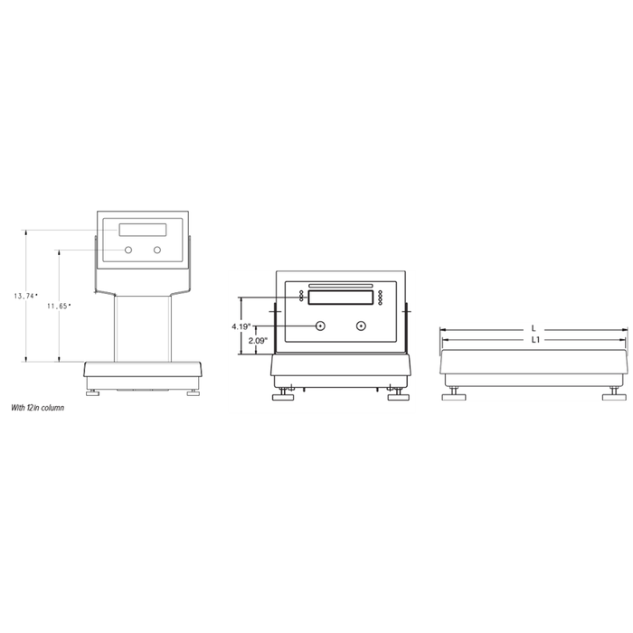 IQ Plus® 2100SL Digital Bench Scale