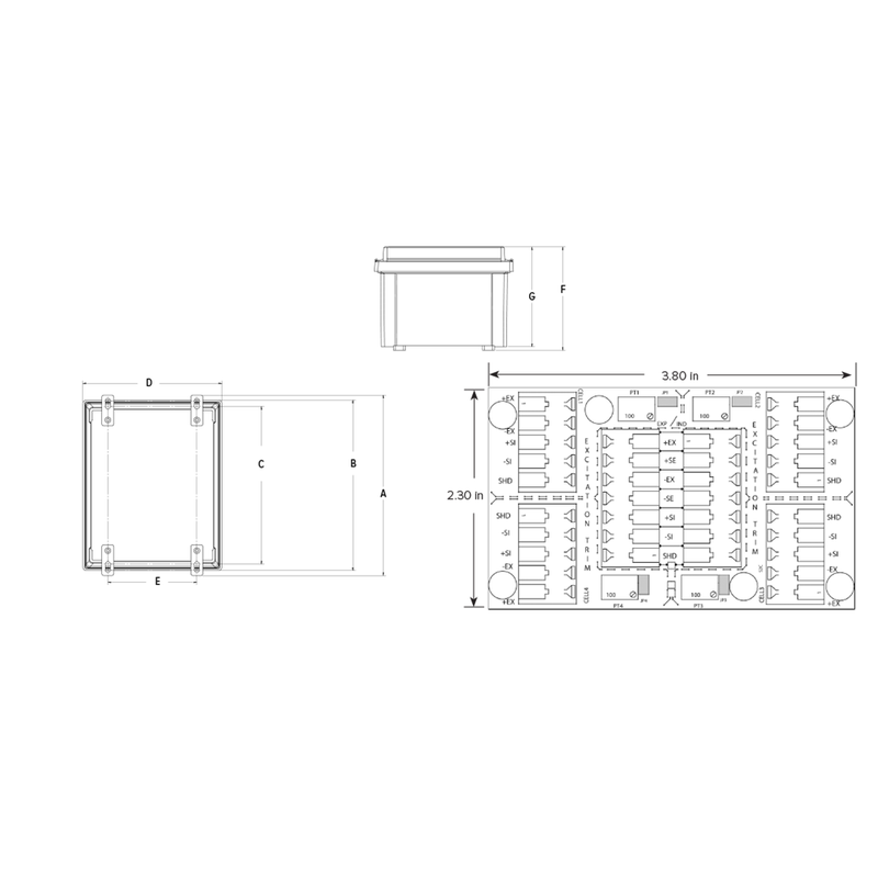 JB4EP and JB4EPT TuffSeal® Excitation Trim Junction Box | Rice Lake