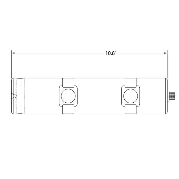 Load Pin - 2.5 Inch 20K Alloy Steel, Environmentally Sealed