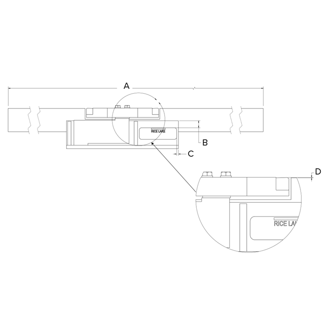 MS202 Permanent Monorail Scale