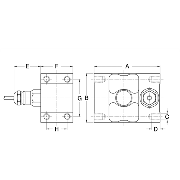 Flintec® PC2 Stainless Steel, Single Point Load Cell