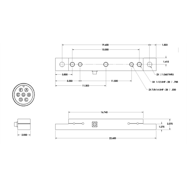 PL9000-22 Alloy Steel, Environmentally Sealed Load Cell