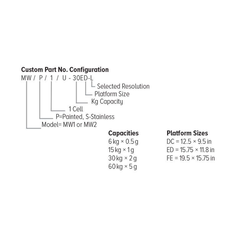 Minebea Intec Midrics® Series Complete Scale