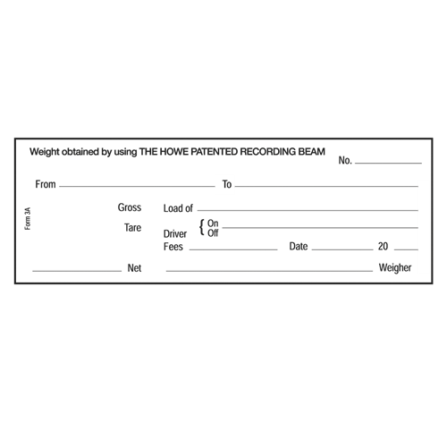 Mechanical Scale Tickets | Rice Lake
