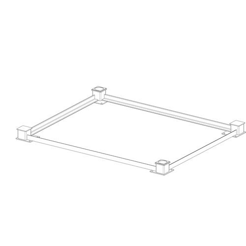 Floor Scale Pit Mounted Riser Stand
