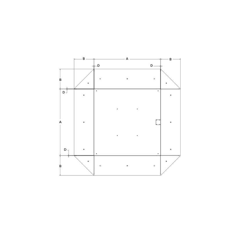 RoughDeck® PC Pancake Cargo Scale – 10x10HP-20K (20,000 lb Capacity)