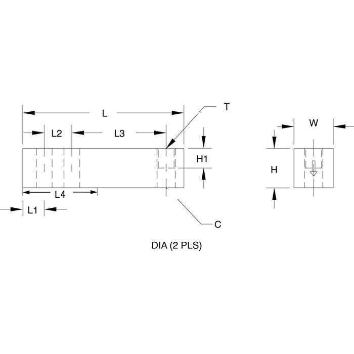 VPG Revere 9123 Stainless Steel, Single-Ended Beam Load Cell