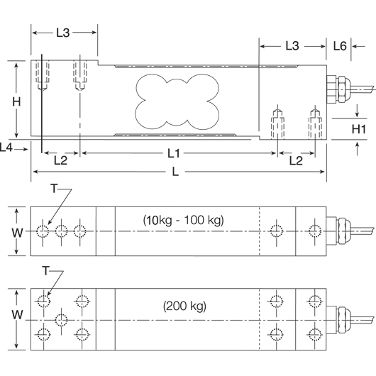 Rice Lake RL1385 Stainless Steel, Single Point Load Cell