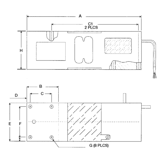 Rice Lake RL26018A Aluminum, Single Point Load Cell