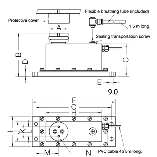 Rice Lake RL260FD Stainless Steel, Single Point Load Cell