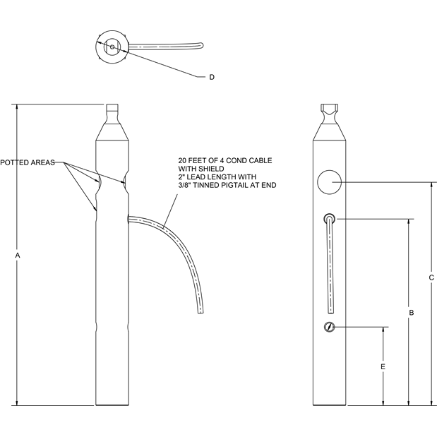 Rice Lake RL32011WB-L, Single-Ended Beam Load Cell