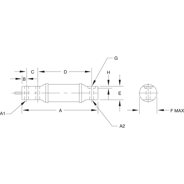 Rice Lake RL40BBS Alloy Steel, Single-Ended Beam Load Cell