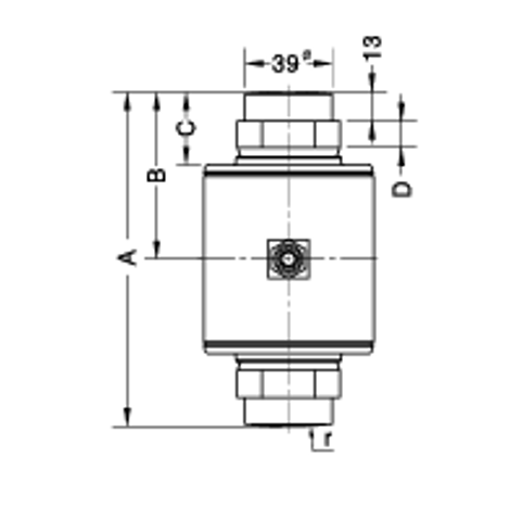Rice Lake RL82021 Stainless Steel Rocker Column Load Cell