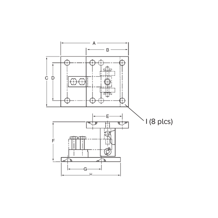 RLBTM Mild/Stainless Steel Weigh Module