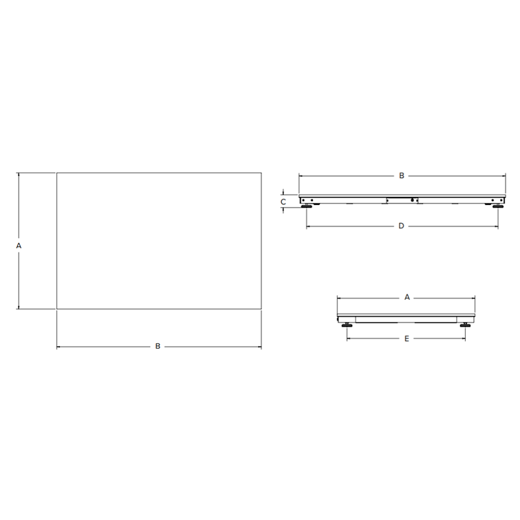 RoughDeck® EQ Equine Floor Scale and Indicator Package