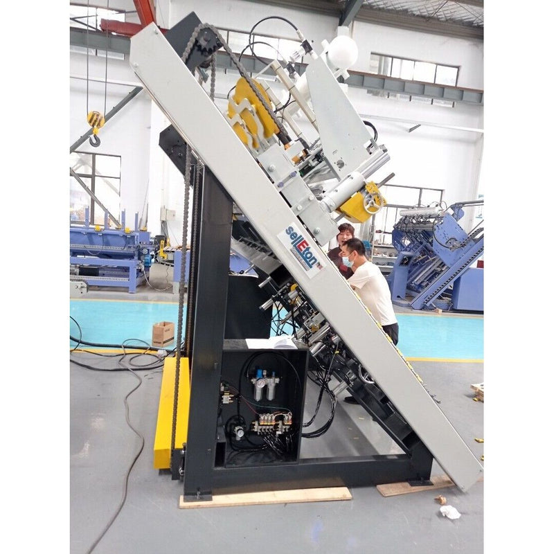 Selleton Auto Pallet Nailer + Notcher | 400 Pallets/Day | U.S. Standard Wood Pallet Machine