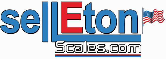SellEton Scales logo with the waving USA flag