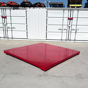 SellEton SL-900 10' x 10' floor scale, red powder-coated deck, built in our USA shop