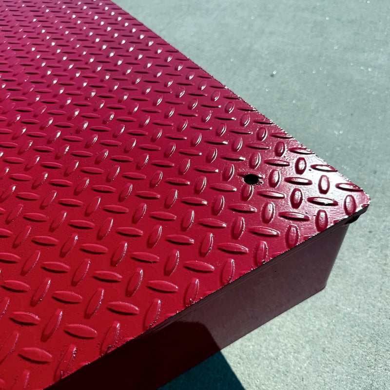 SellEton SL-900 10' x 10' floor scale, diamond plate corner and edge