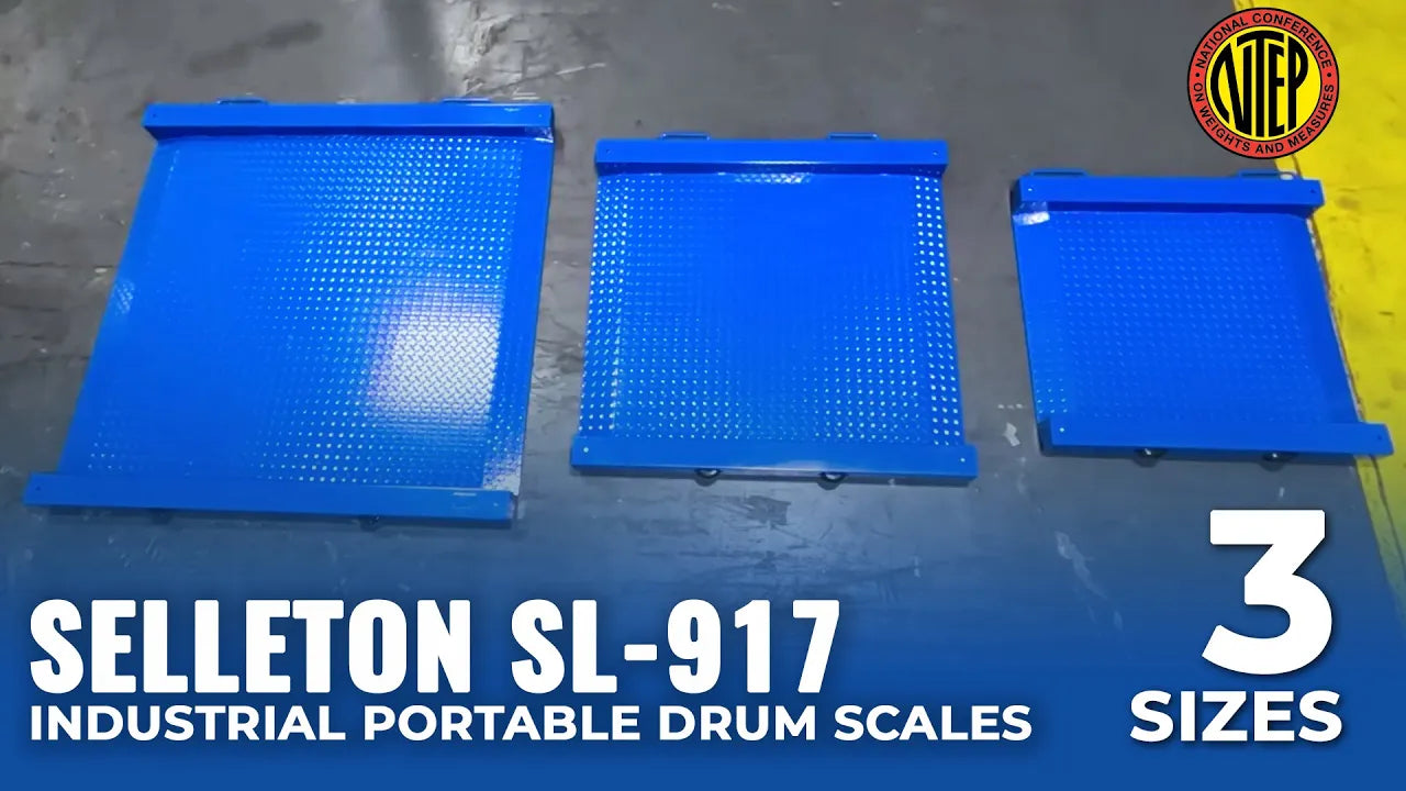 Revolutionize Weighing: SellEton’s SL-917 Portable Drum Scales | NTEP Certified