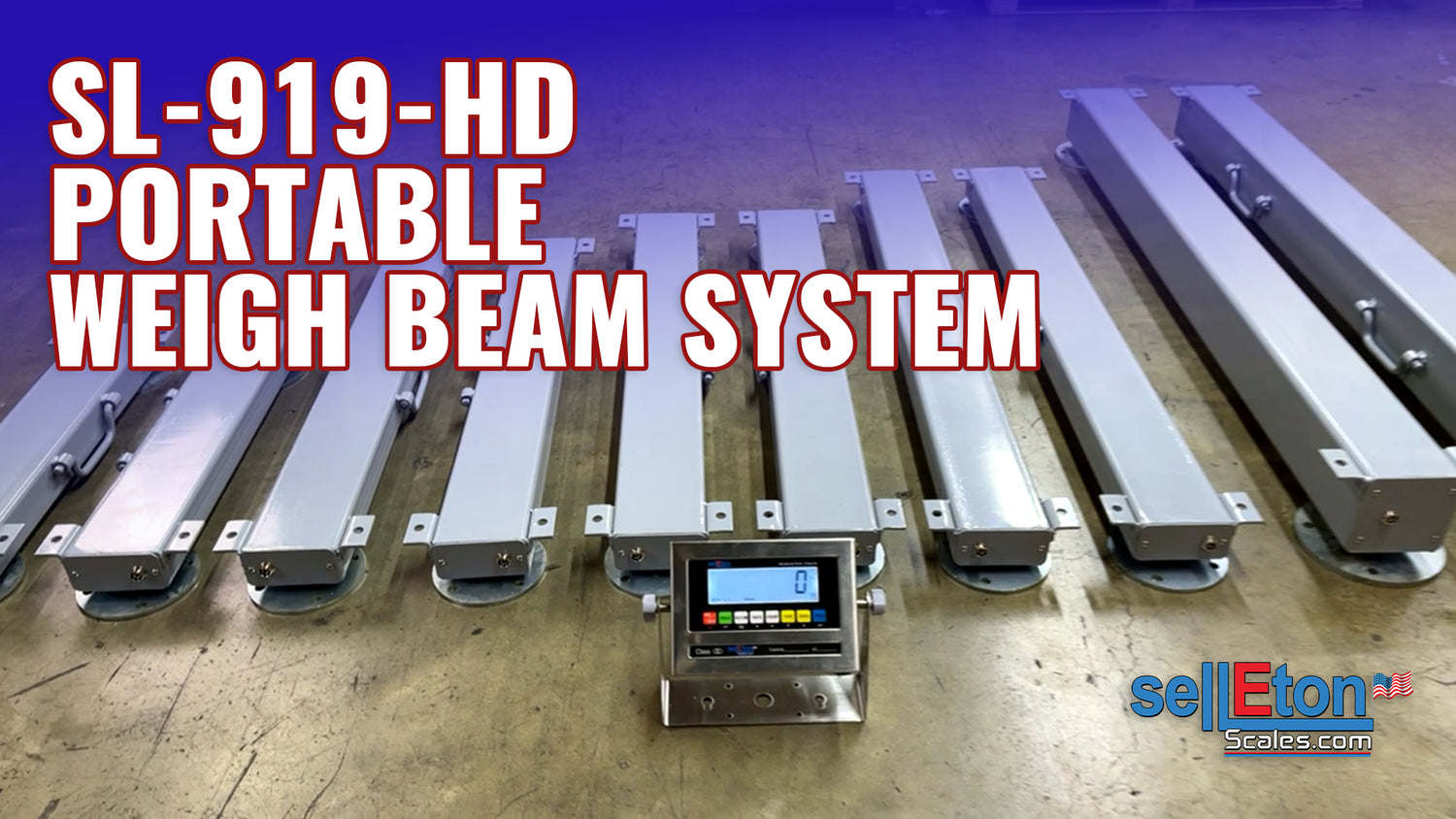 SellEton SL-919-HD ( Heavy Duty ) Portable Weigh Beam System