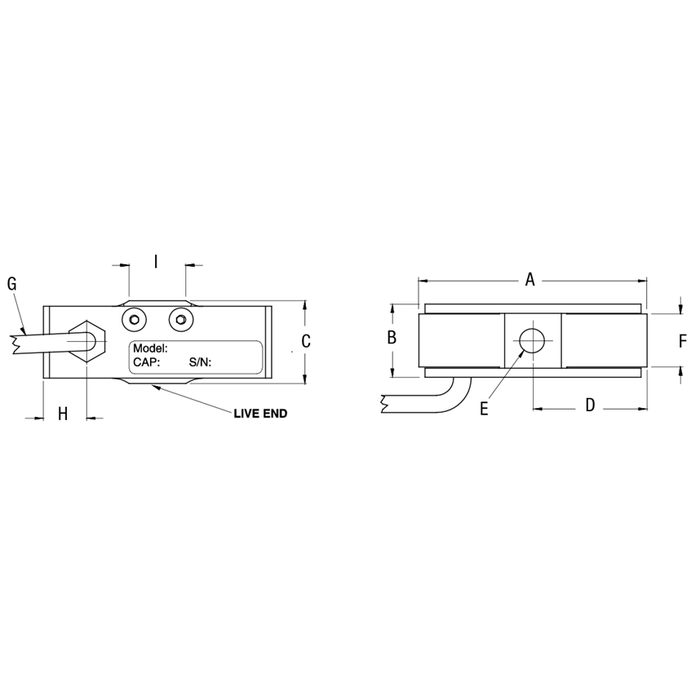 Interface® SML Tension/Compression Low-Height Load Cell