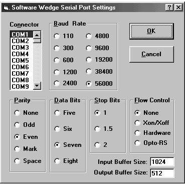 WinWedge® TAL Wedge Software