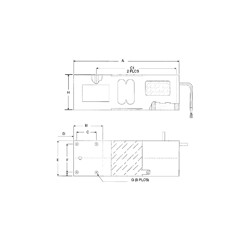 VPG® Tedea-Huntleigh® 1260 Aluminum, Single Point Load Cell