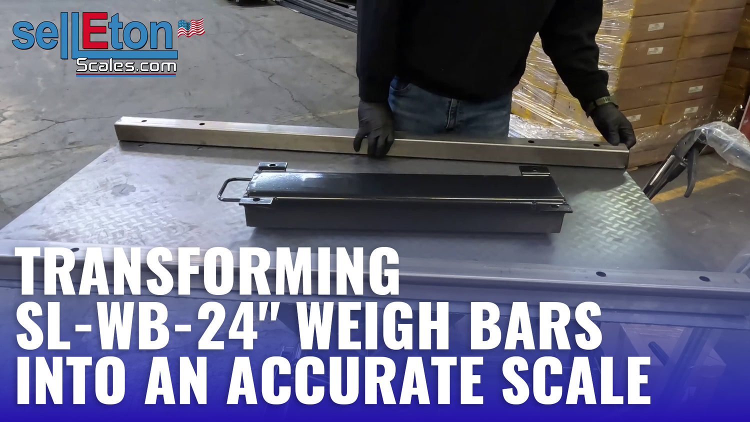 SL-WB-24" Weigh Bars: Transform Any Surface Into An Accurate Scale - Livestock, Industrial & More!