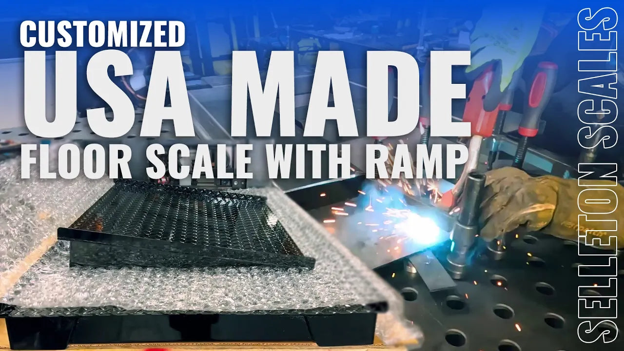 Making of SellEton's Customized USA Made Floor Scale With Ramp