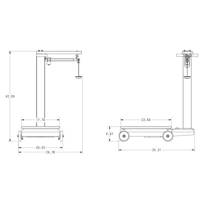 RL1200 Mechanical Portable Beam Scale