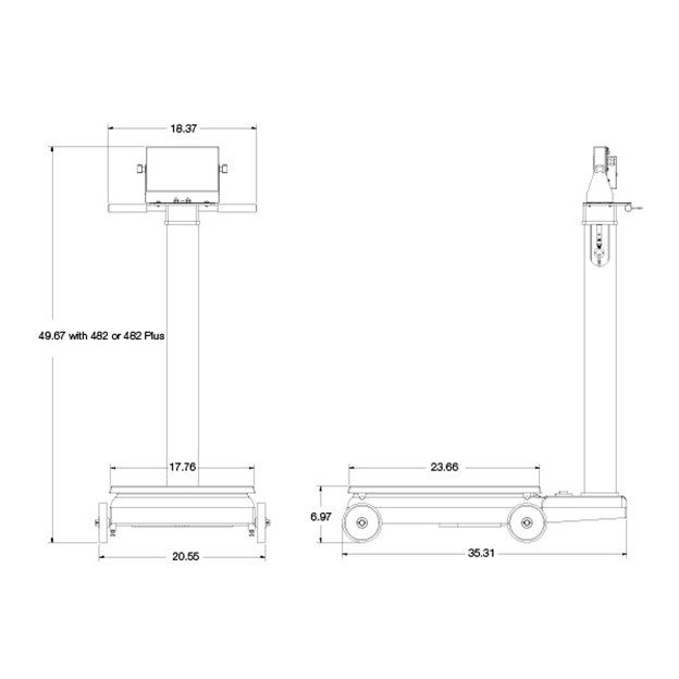 RL1200 EM Electromechanical Portable Beam Scale