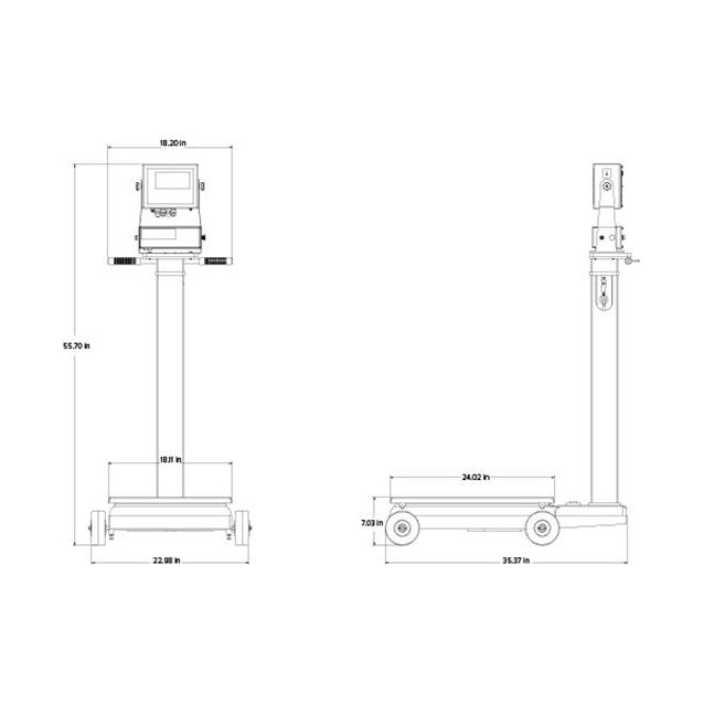 RL1200 IS Intrinsically Safe Electromechanical Portable Beam Scale