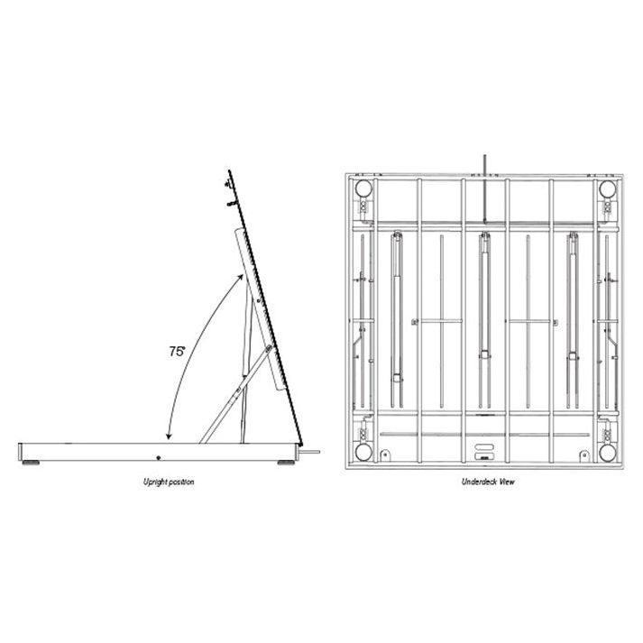 RoughDeck® QC-X Quick Clean Extreme Solid Base Plate Floor Scale