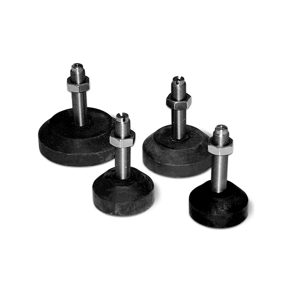 Polyurethane Rubber Leveling Feet | Rice Lake