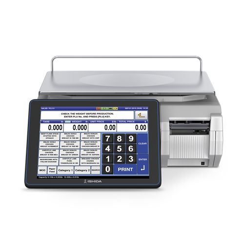 Ishida Uni-10 Series PC Based Price Computing Scale with Printer and Color Touchscreen