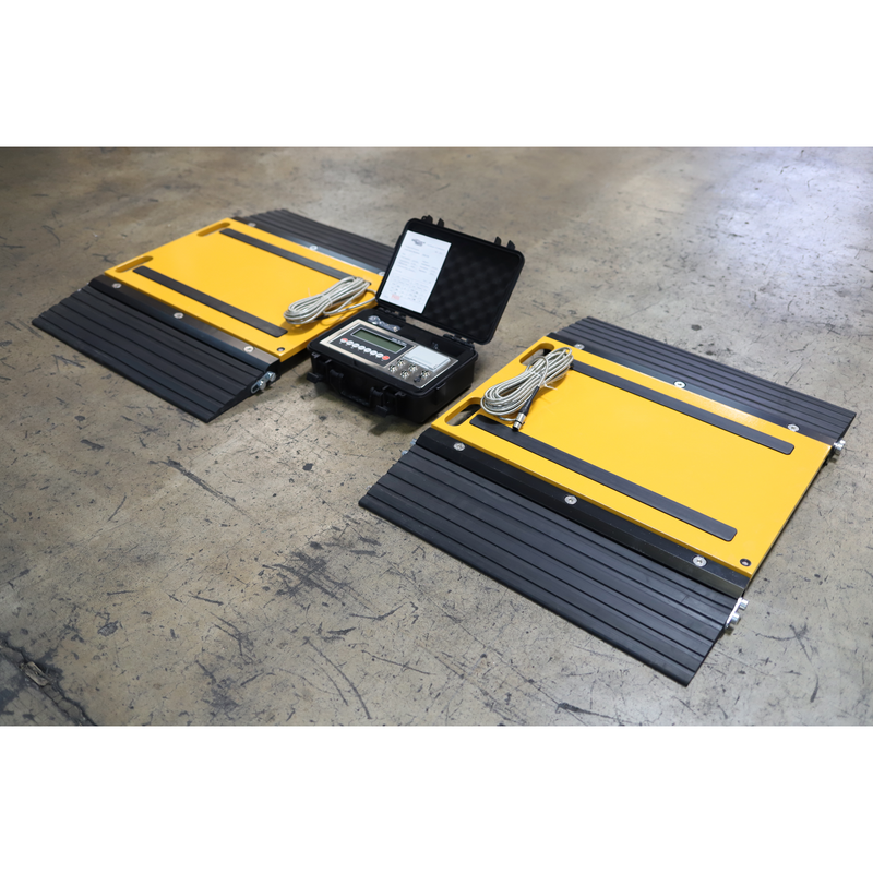 SL-928-1728 Weigh pads system for vehicles, air craft, container 17” x 28” surface 50,000 lb Capacity