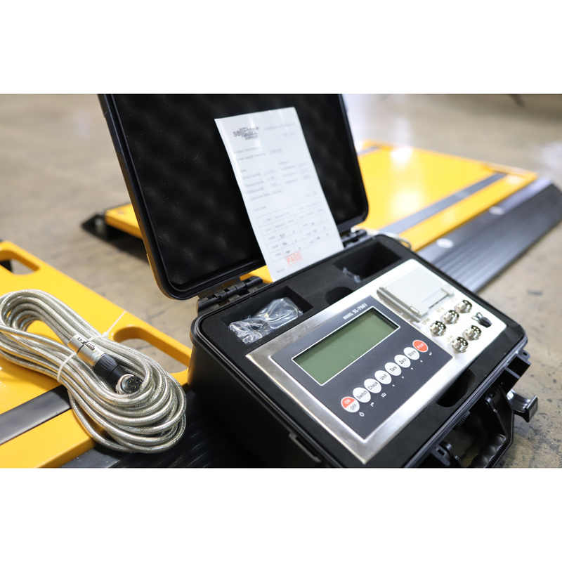 SL-928-2036 Weigh pads system for vehicles, air craft, container 20” x 36” surface 80,000 lb Capacity