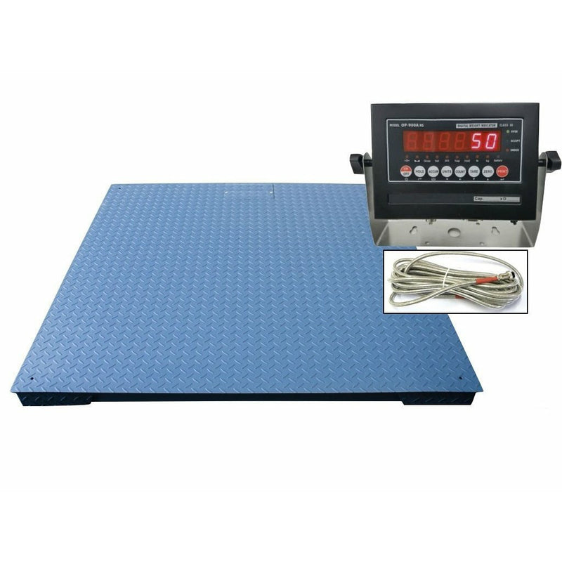 SellEton Heavy Duty Industrial Floor scale 6’ x 6’ / 72” 10,000 lbs x 1 lb