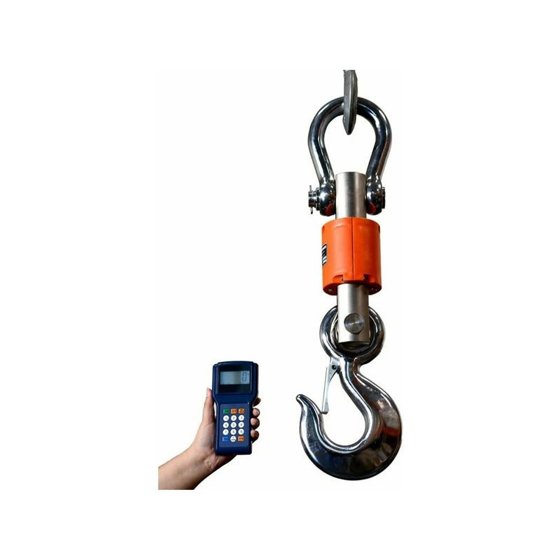 SL-W-CR-20k Wireless Crane Scale 300 ft range Hanging Scale, 20,000 lbs x 5 lb
