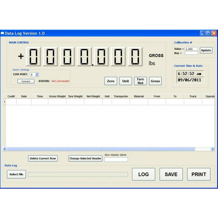 SellEton SL-S101 & SL-S102 Data Logging Software