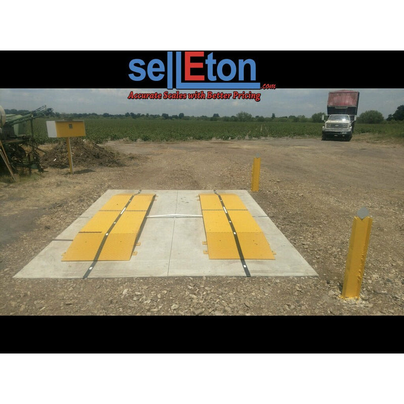sellEton SL-923-12-80k 12' x 30" Heavy Duty Industrial 80Klbs. Semi Truck, Car, weighing Axle Scale