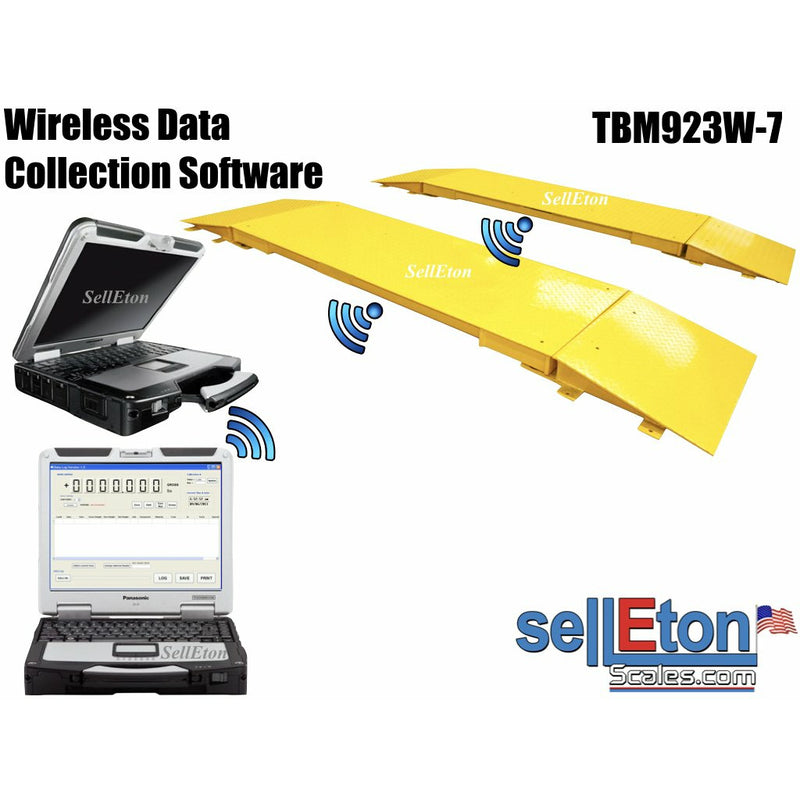sellEton SL-923-12-80k 12' x 30" Heavy Duty Industrial 80Klbs. Semi Truck, Car, weighing Axle Scale