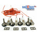 GX-1-4k lb NTEP Shear Beam Load Cell Sensors for Platform Floor Scale with Feet & Spacers - SellEton Scales 